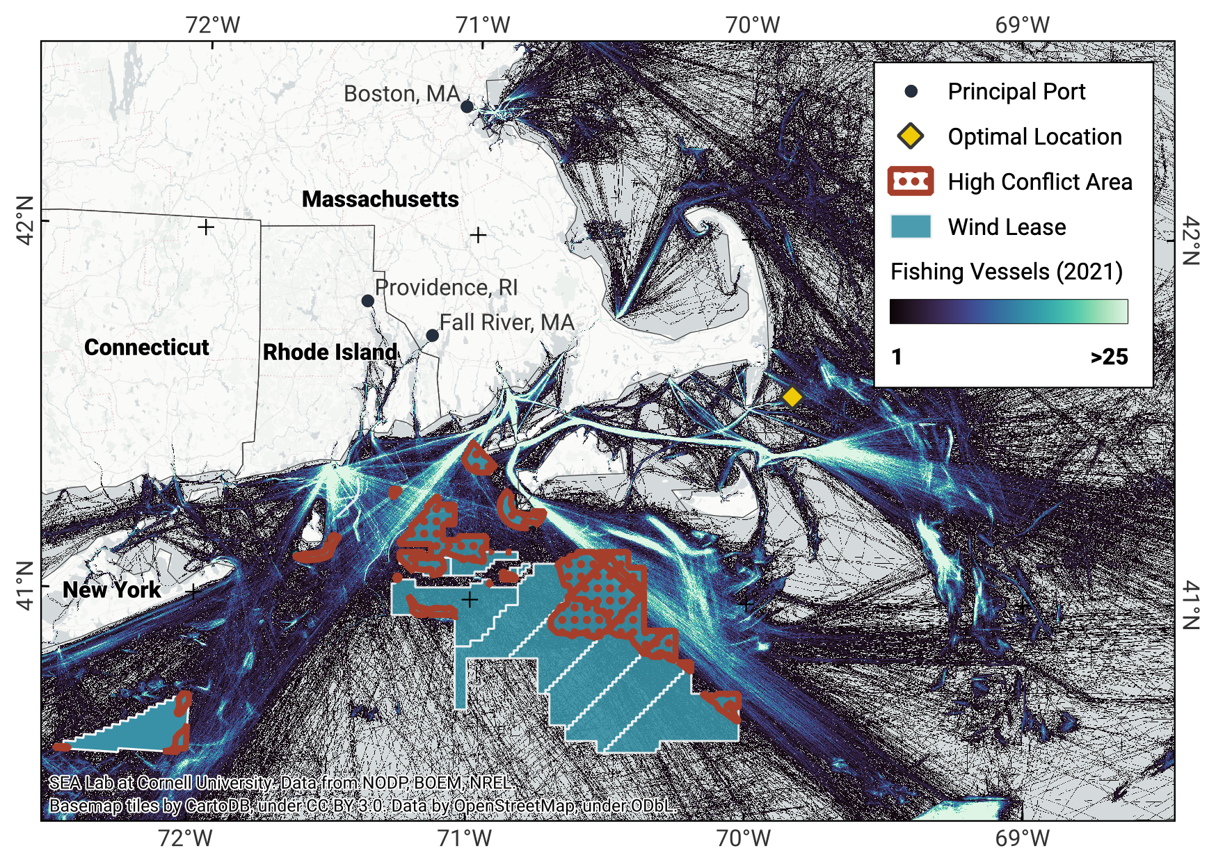 Map of Fishing Conflicts